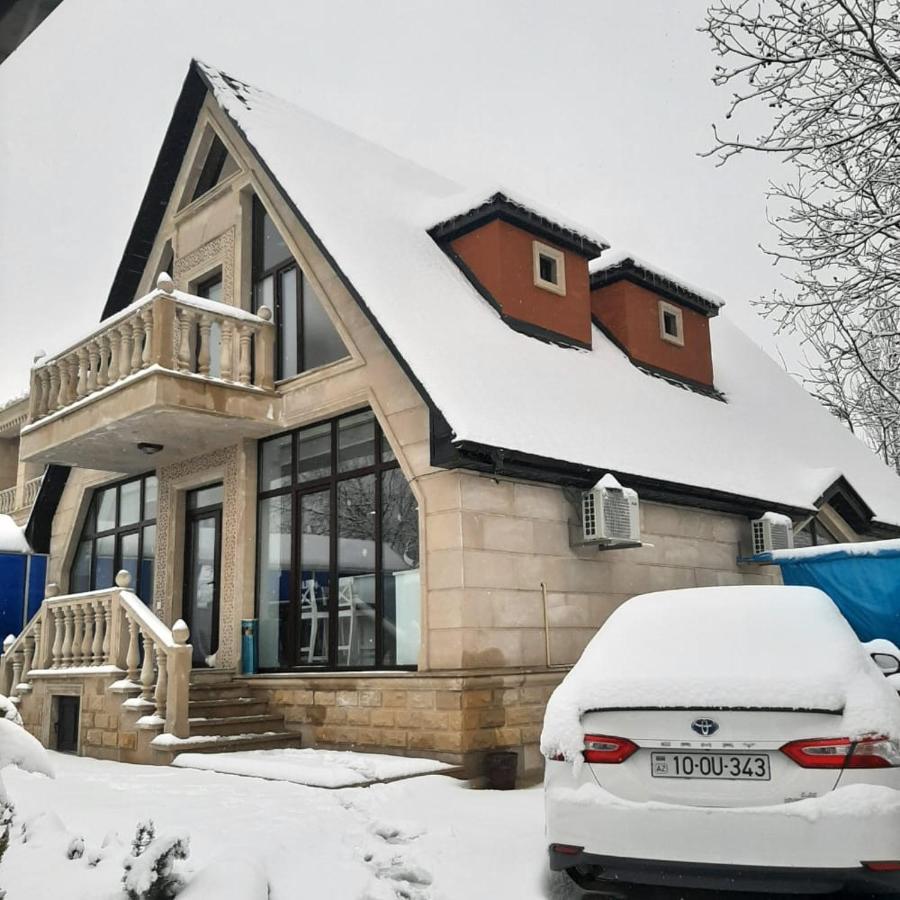 Viva Hotel Gabala With Sauna, Pool, Waterfall And Fireplace Eksteriør billede